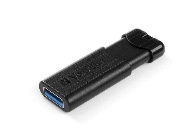Verbatim PinStripe Pen Drive 128GB USB 3.0 fekete