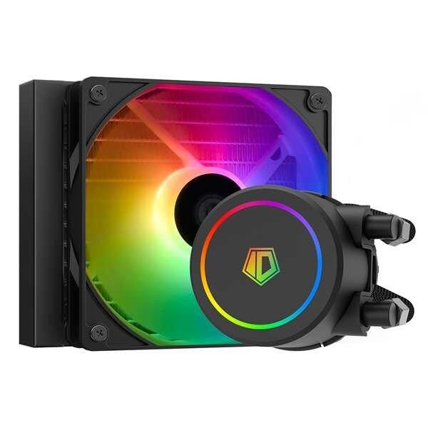ID-Cooling CPU Water Cooler, FX120 ARGB (35,2dB; max. 129,39 m3/h; 12cm, A-RGB
LED, fekete)