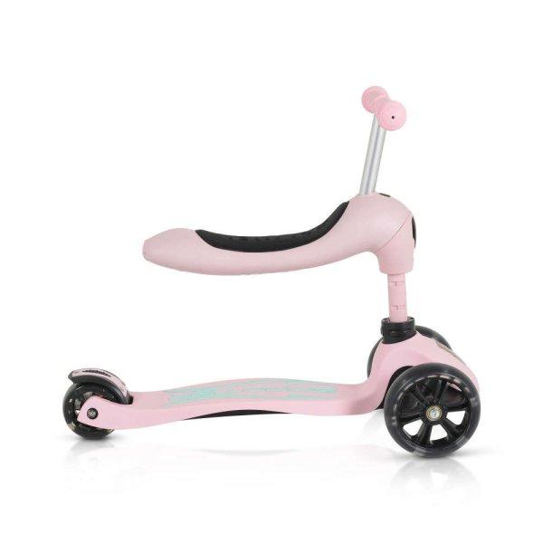 Scooter Skiddy 2in1 összecsukható roller - Rózsaszín