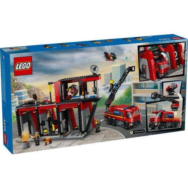LEGO City - Tűzoltóállomás és tűzoltóautó (60414)