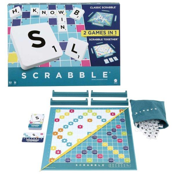 Scrabble 2 az 1-ben Original és társasjáték (HXW04)