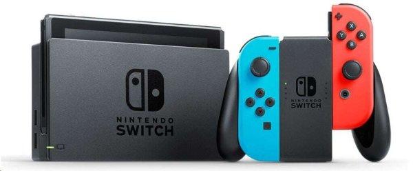 Nintendo Switch Neon Kék és Neon Piros Joy-Con kontrollerrel (NSH005 / NSH006)