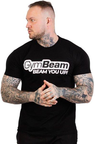 GymBeam Férfi póló Beam Black M