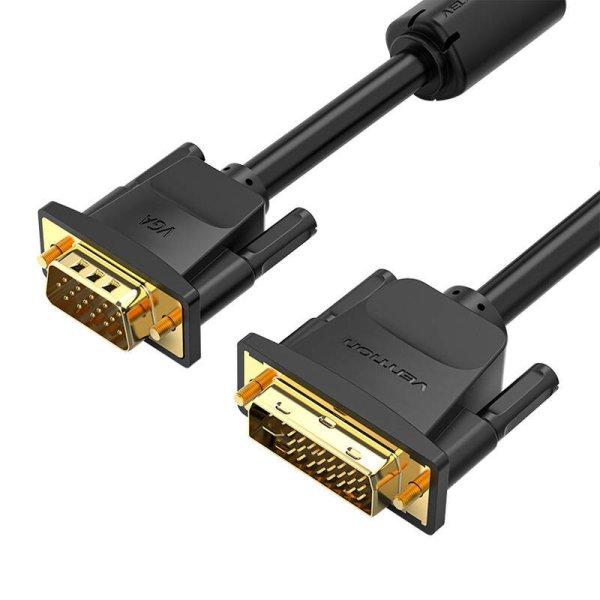 Szellőztetés EACBG DVI (24+5) VGA kábel (1,5 m, fekete)