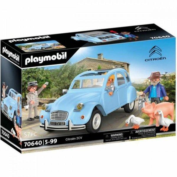Játék Jármű Szett Playmobil Citroen 2CV 70646 Autó Kék 57 Darabok