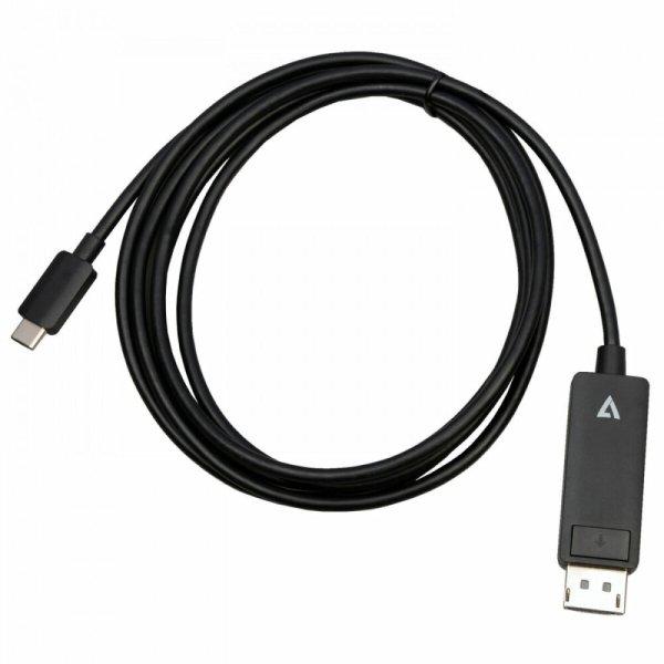 USB C DisplayPort Adapter V7 V7USBCDP14-2M (2 m) 8K Ultra HD