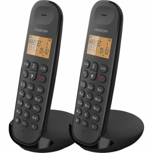 Vezetékes Telefon Logicom DECT ILOA 250 DUO Fekete