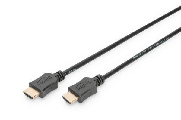 Assmann HDMI Standard connection cable, type A 5m Black