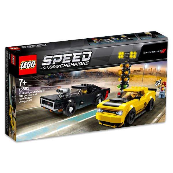 LEGO Speed Champions: 2018 Dodge Challenger SRT Demon és 1970 Dodge Charger RT