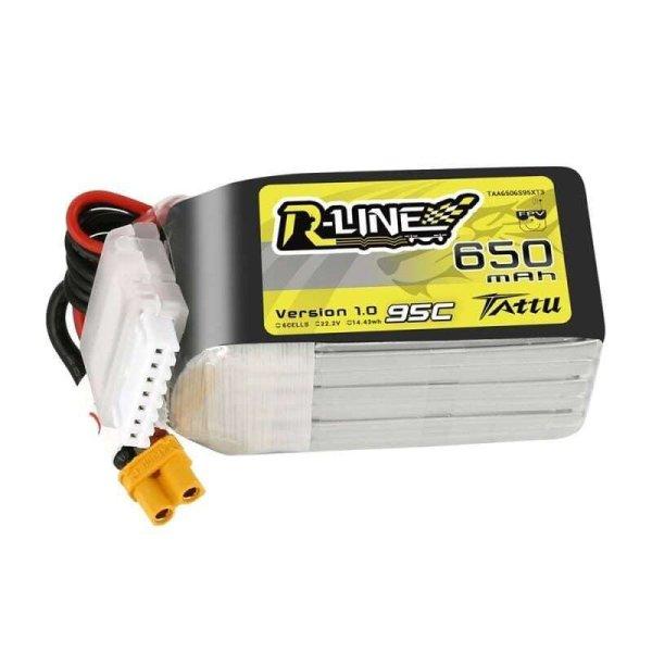 Tattu R-Line 650mAh 22.2V 95C 6S1P XT30U-F akkumulátor (TAA6506S95XT3)