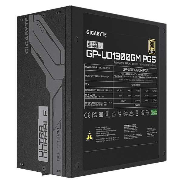 GIGABYTE GP-UD1300GM PG5 1300W 80+ Gold moduláris, Gen 5.0 Tápegység