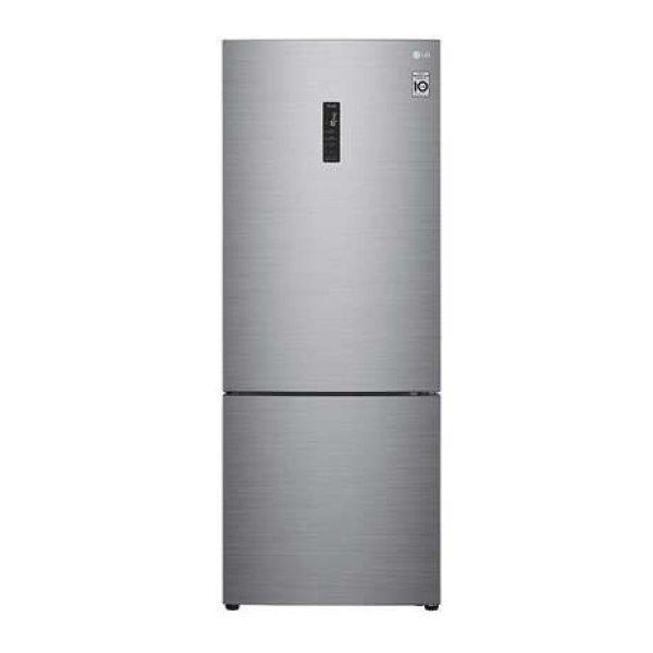 LG GBB566PZHMN Kombinált hűtőszekrény, M:185 cm, 462 L, Total No Frost, E
energiaosztály, rozsdamentes acél