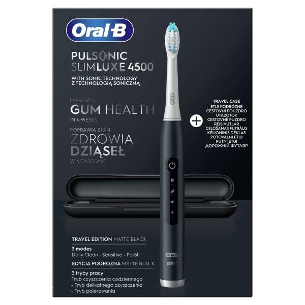 Oral-B Pulsonic Slim Luxe 4500 Matte Black + útitok