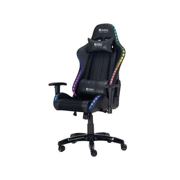 Sandberg gamer szék, commander gaming chair rgb 640-94