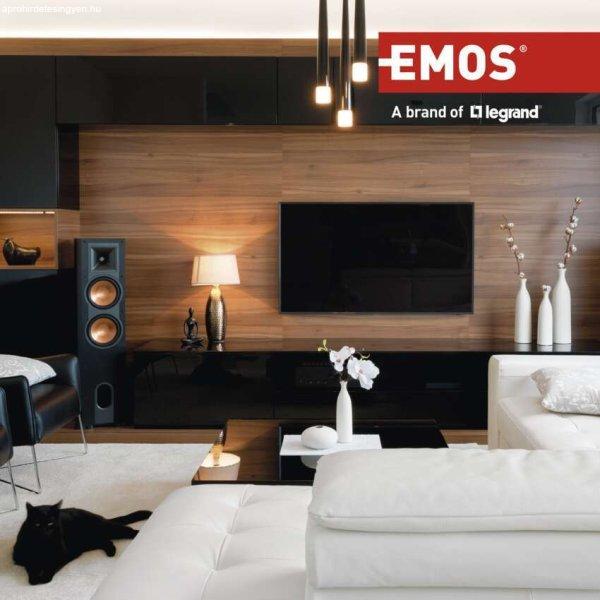 EMOS Hangfalkábel 2*0.35mm fekete/piros