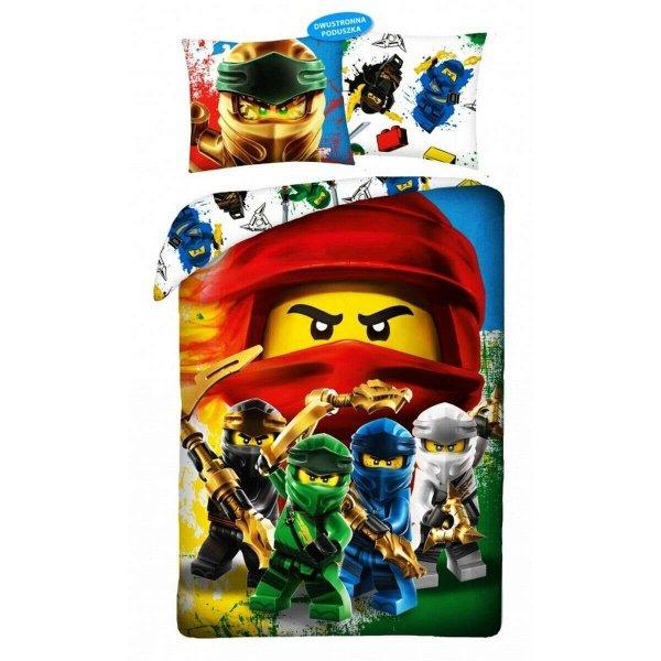 Lego Ninjago 'Master of Spinjitzu' ágyneműhuzat szett 140 x 200 + 70 x 90 cm