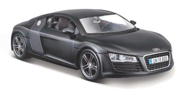 Maisto Audi R8 Fekete autó fém modell (1:24)