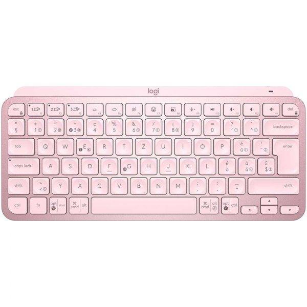 Logitech MX Keys Mini vezeték nélküli US billentyűzet rózsaszín
(920-010500) (920-010500)