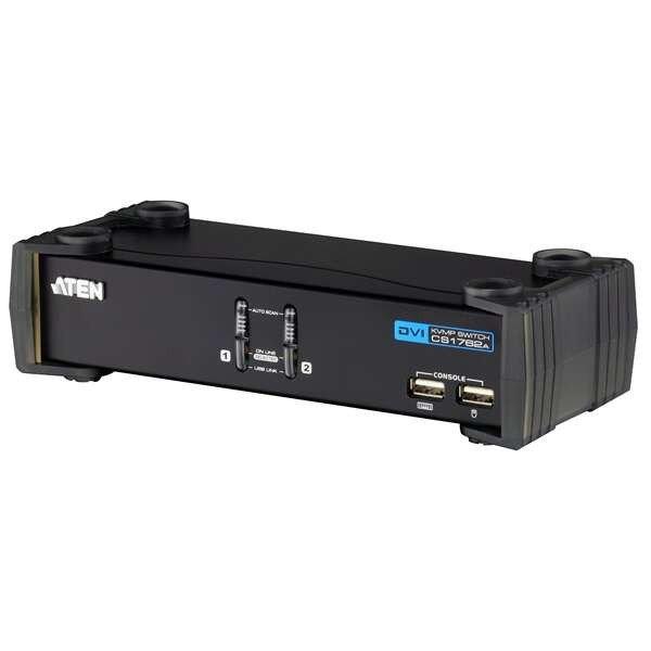 ATEN KVM Switch 2PC USB DVI +Audio CS1762A