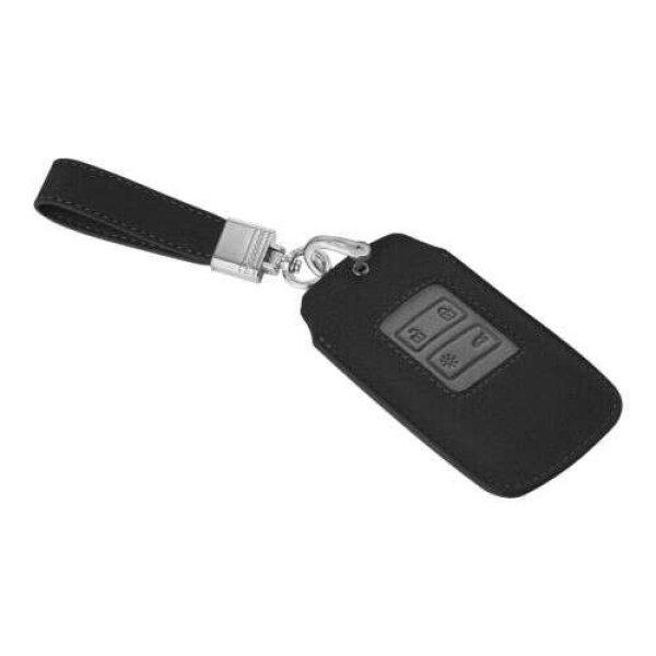 Autókulcs fedél Renault 4 gombokhoz - Smart Key, Kwmobile, fekete/szürke,
Eco-bőr, 58938.02