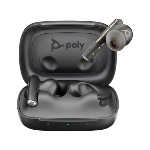 HP Poly Voyager Free 60 UC Wireless Headset - Fekete (7Y8H4AA)