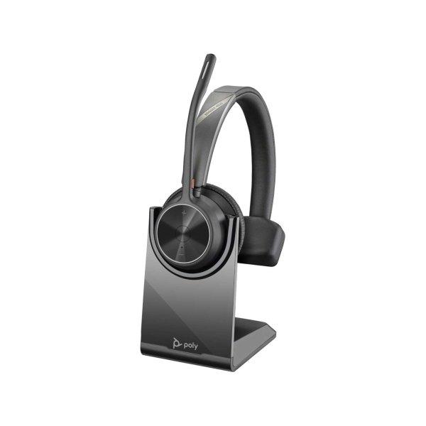 HP Poly Voyager 4310 UC (USB Type-C) Wireless Mono Headset + Állvány + BT700 -
Fekete (77Y96AA)