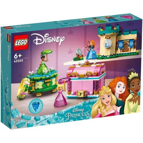 LEGO Disney Princess™ - Aurora, Merida és Tiana elvarázsolt alkotásai
(43203)