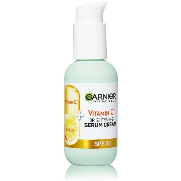 Garnier Krémszérum C-vitaminnal a bőr
ragyogásáért Skin Naturals (Brightening Serum Cream) 50 ml