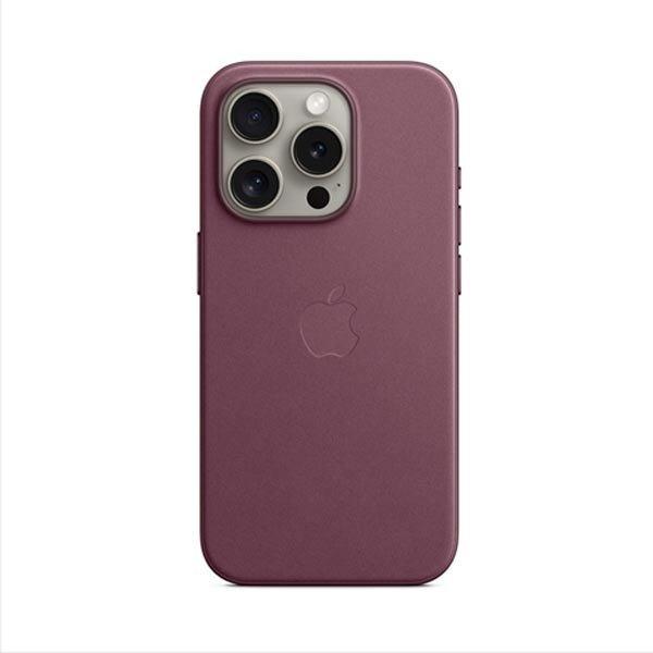Apple iPhone 15 Pro FineWoven Case tok MagSafe-vel - Mulberry