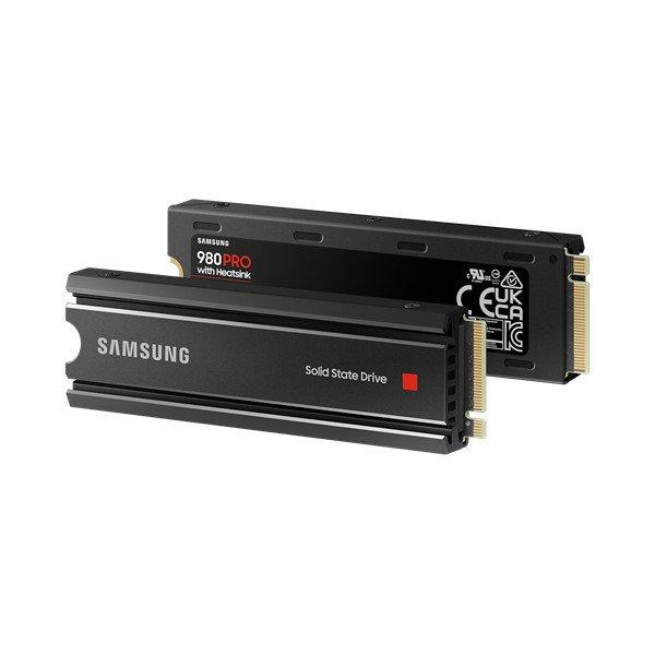 Samsung SSD 1TB - MZ-V8P1T0CW (980 PRO hűtőbordákkal, PCle 4.0, NVMe M.2,
1TB)