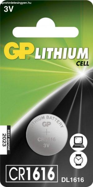 GP, 3V-os Lítiumos gomb elem CR1616