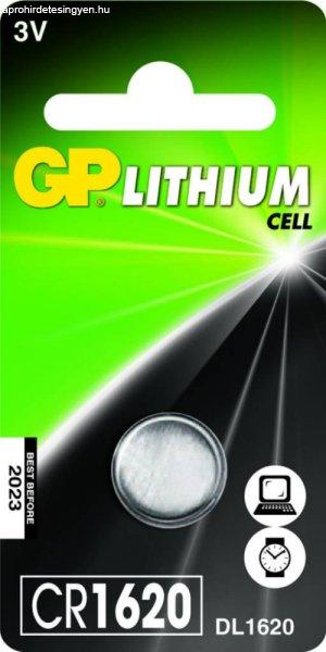 GP, 3V-os Lítiumos gomb elem CR1620