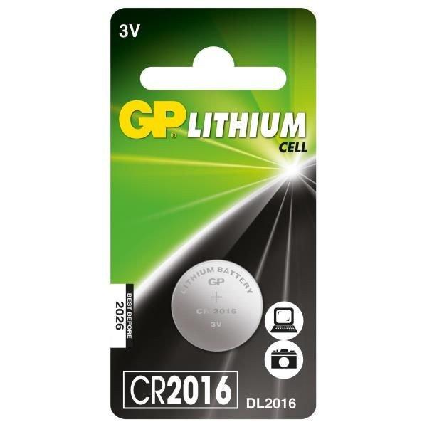 GP, 3V-os Lítiumos gomb elem CR2016