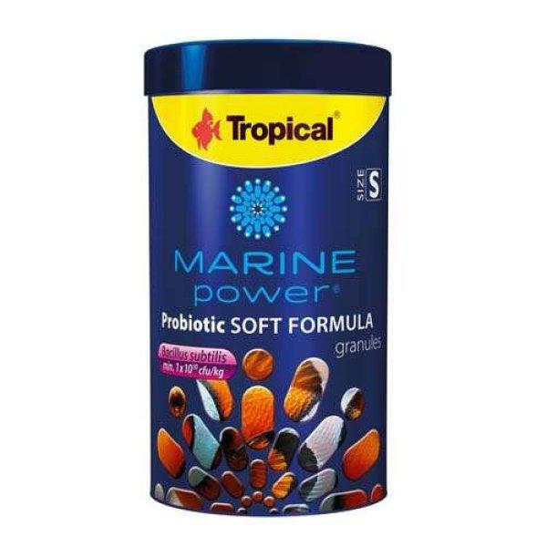 TROPICAL Marine Power Probiotic Soft Formula Size S - 250ml/150g süllyedő
granulátum táp mindenevő tengeri halak számára Bacillus subtilis
probiotikummal