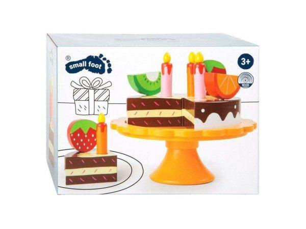 Small Foot - Fa vágható születésnapi torta, 12 részes