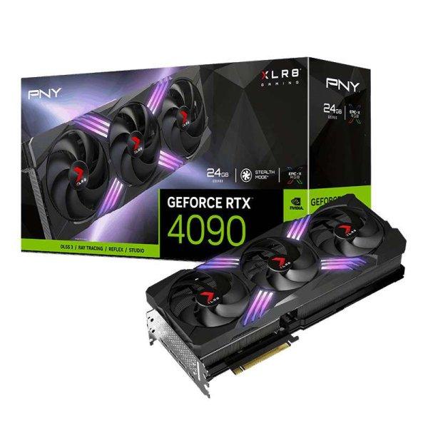 PNY GeForce RTX 4090 24GB GDDR6X XLR8 Gaming VERTO EPIC-X RGB Videókártya