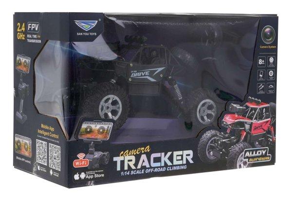 Alloy Toys Crawler RoverTávirányítós autó kamerával - Fekete
