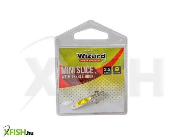 Wizard Mini Slice Támolygó Villantó Sárga S-es 2,5g 1db/csomag