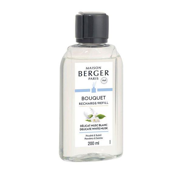 Maison Berger Paris Utántöltő aroma diffúzorba Fehér
pézsma Delicate White Musk (Bouquet Recharge/Refill) 200 ml