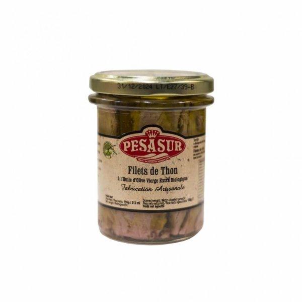 Pesasur Tonhalfilé BIO extra szűz olívaolajban 212 ml / 195g