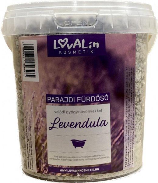 Lovalin parajdi fürdősó valódi gyógynövénnyel levendulával 1000 g
