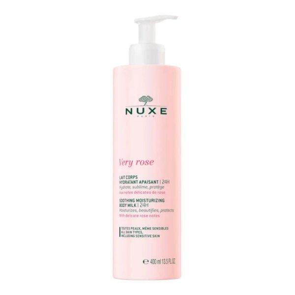 Nuxe Nyugtató hatású hidratáló testápoló Very
Rose (Soothing Moisturizing Body Milk) 400 ml