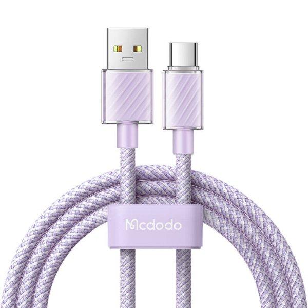 USB-A – USB-C kábel Mcdodo CA-3655, 100 W, 2 m (lila)