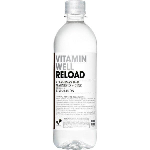Vitamin Well 0.5 L Reload Lemon/Lime Vitamin B+D, Magnesium+Zinc