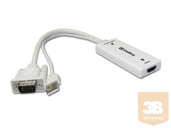 Sandberg VGA+Audio -> HDMI konverter