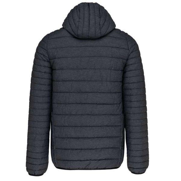 Férfi meleg és ultrakönnyű kapucnis bélelt kabát , Kariban KA6110, Marl
Dark Grey-2XL