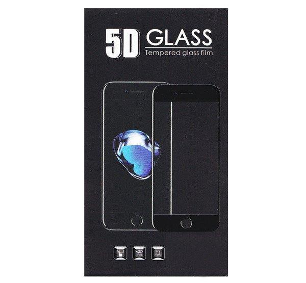Képernyővédő üveg (5D full glue, íves, teljes felületén tapad,
karcálló, 0.3 mm, 9H) FEKETE Huawei P30 Pro
