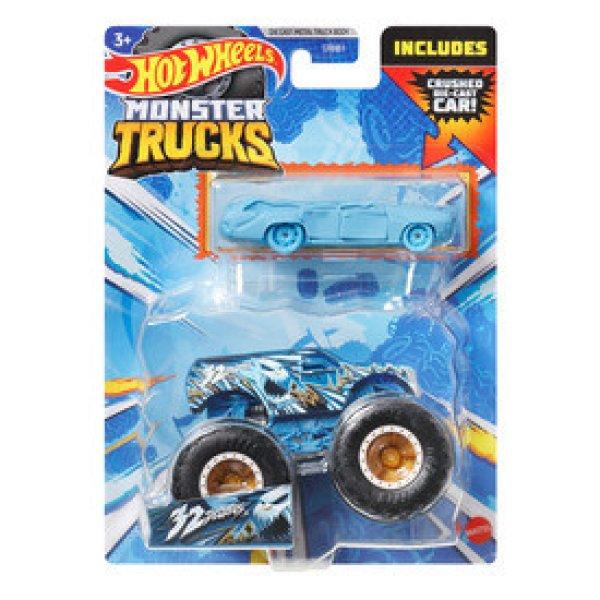 Hot heels monster truck autó Hot Wheels kisautóval