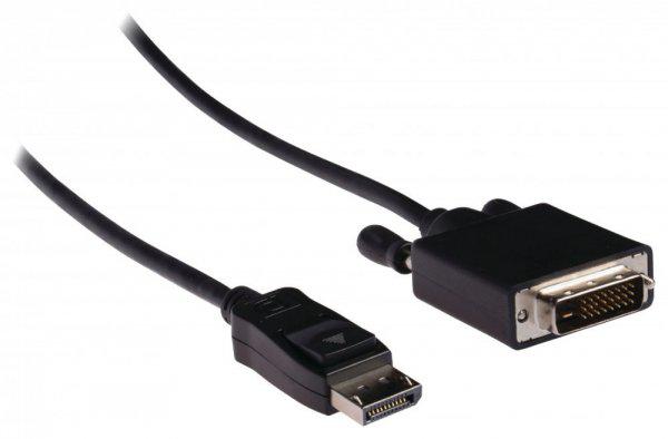 DisplayPort Kábel DisplayPort Dugó - DVI-D 24+1p Tűs 1.00 m 