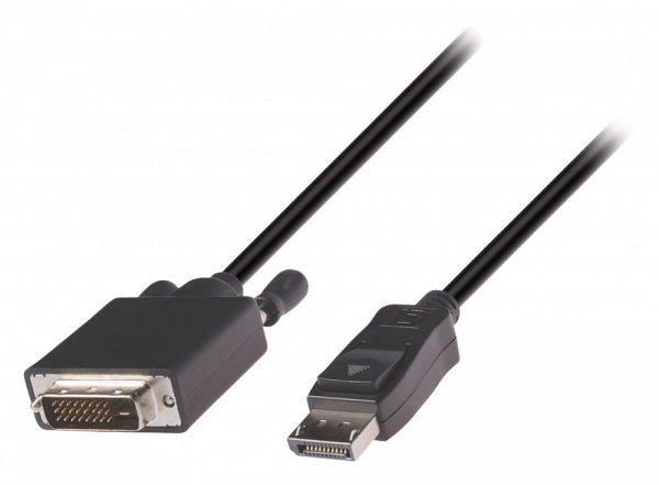 DisplayPort Kábel DisplayPort Dugó - DVI-D 24+1p Tűs 2.00 m 